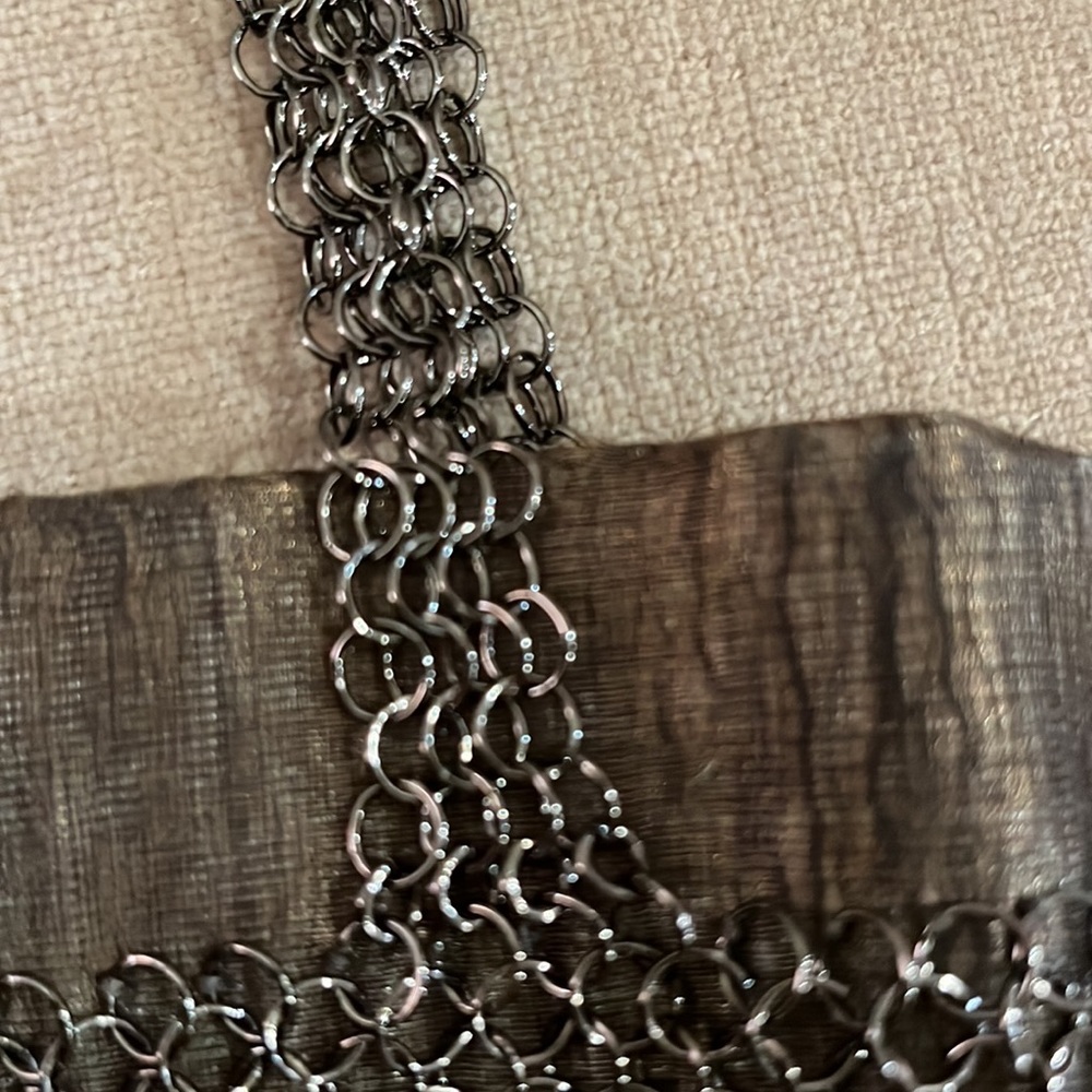 Nancy Bacich Mesh Metal Chain Mail Vintage Bag - Picture 7 of 17